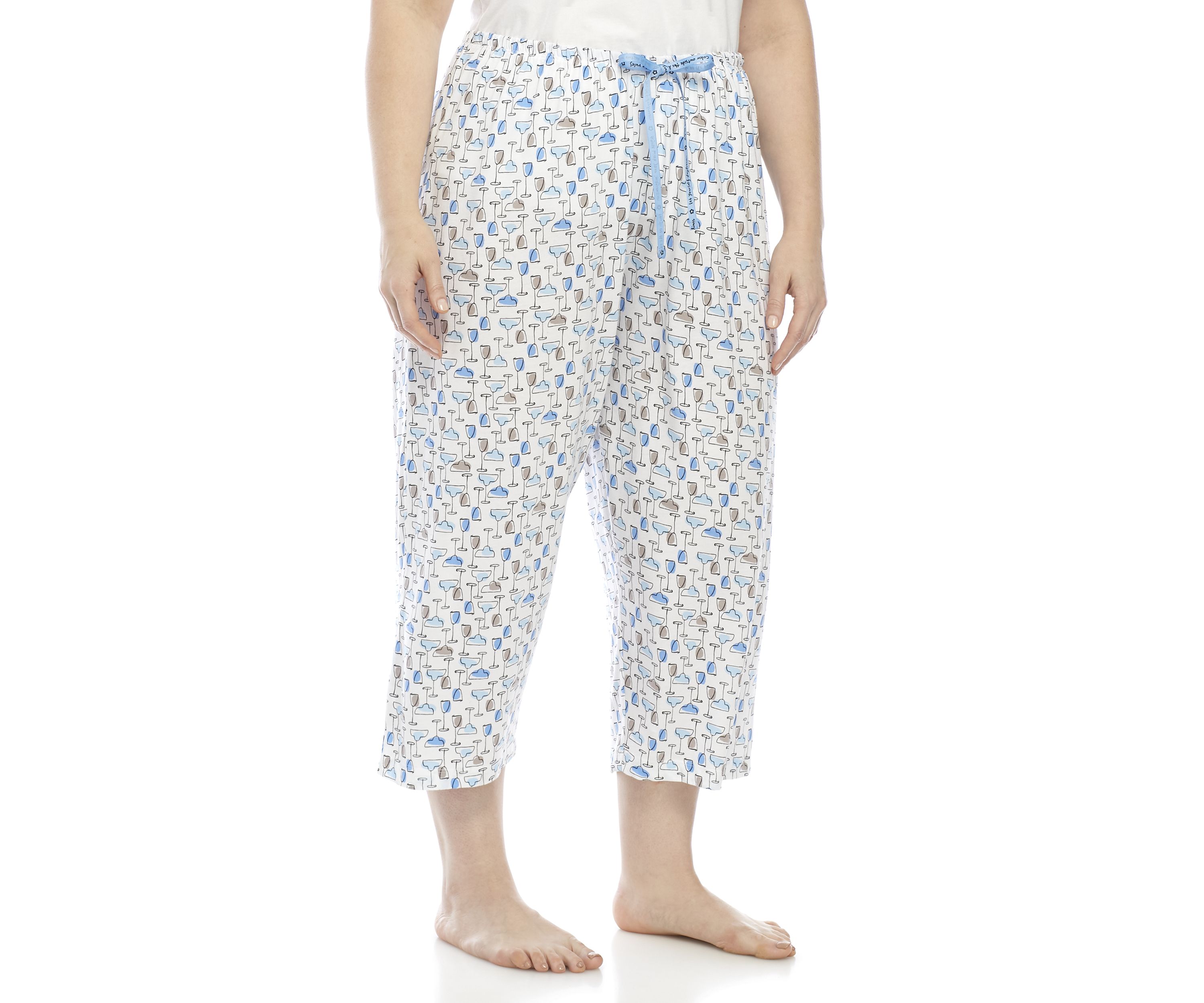 Icy Margarita Capri Pants