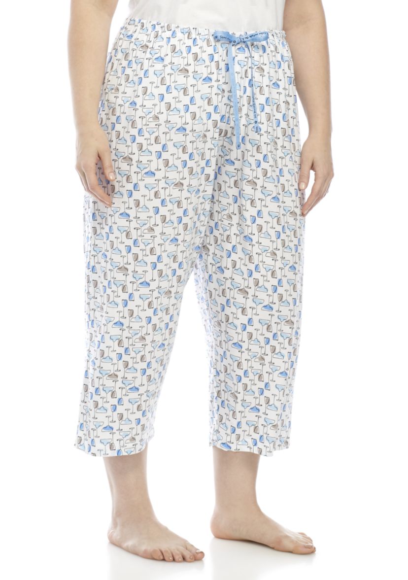Icy Margarita Capri Pants