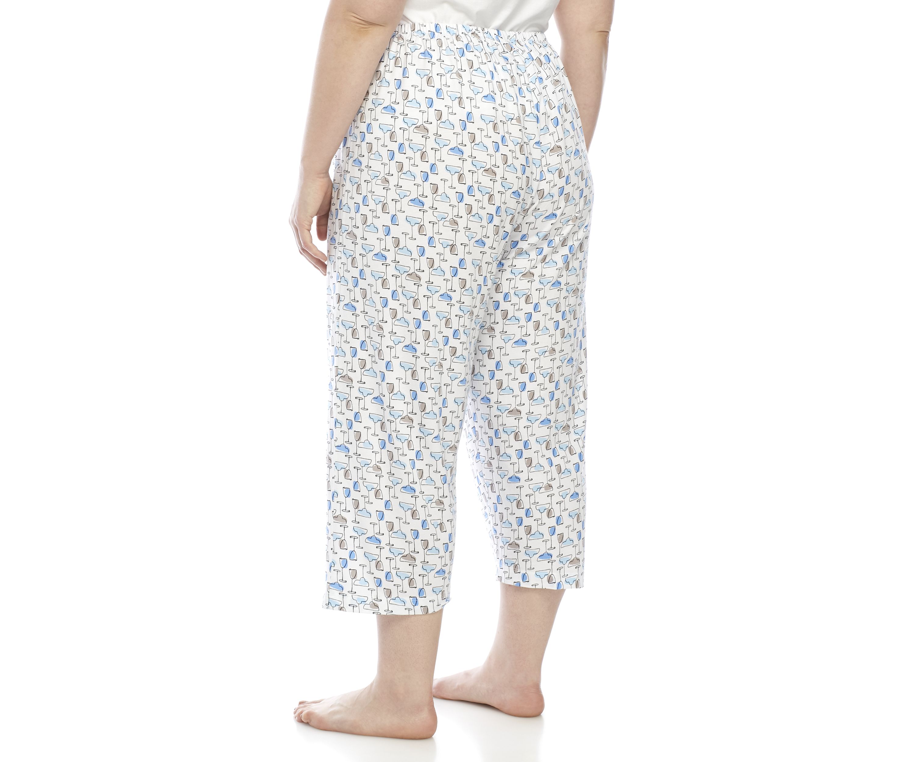 Icy Margarita Capri Pants