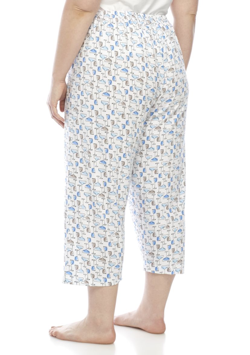 Icy Margarita Capri Pants
