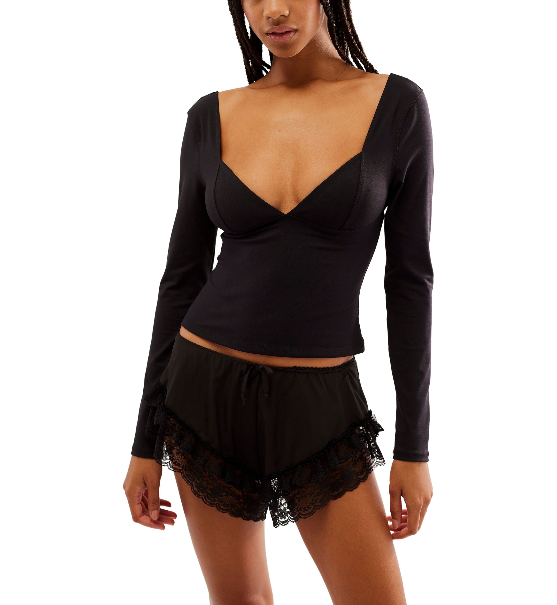 Duo Corset Long-Sleeve Cami