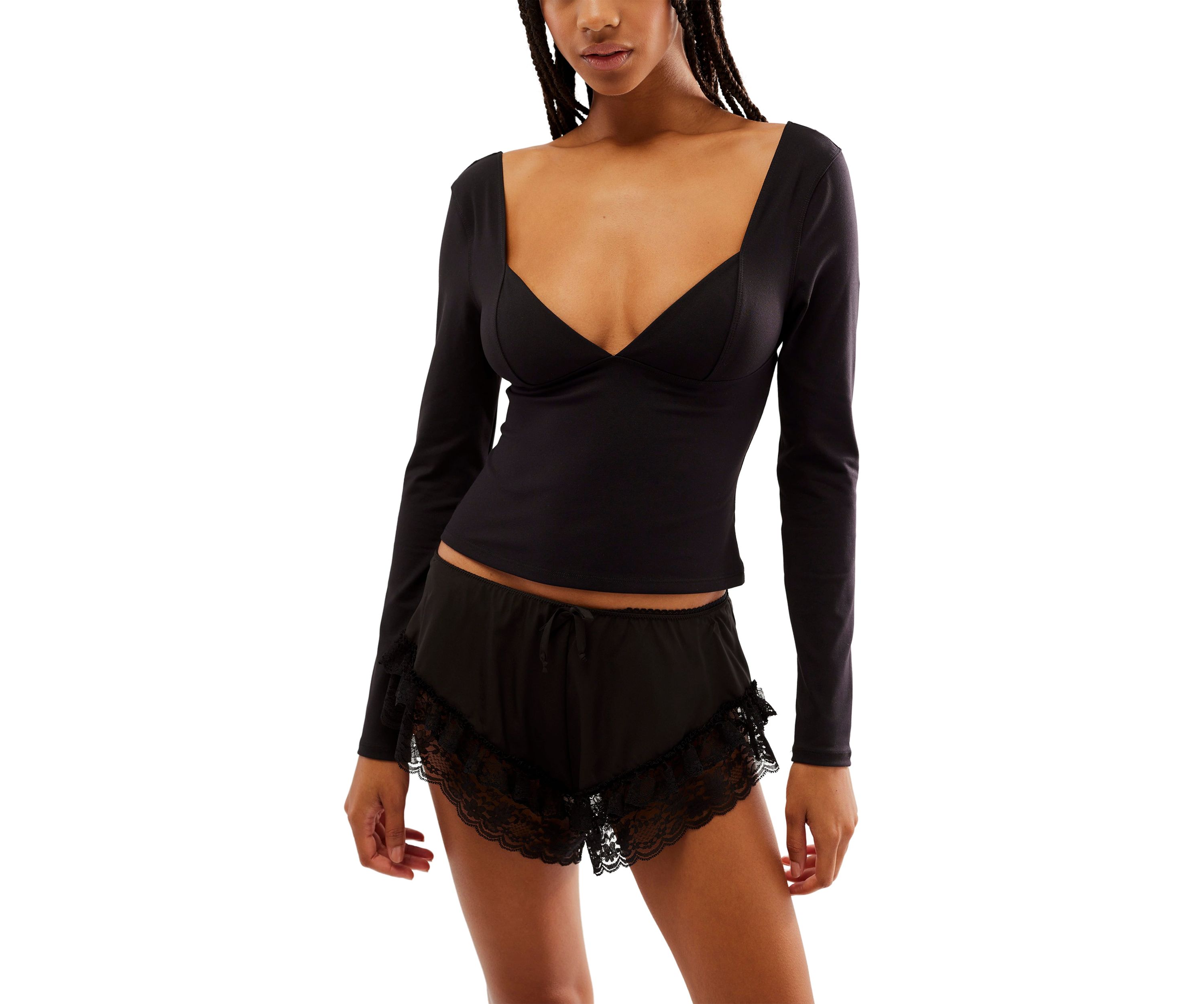 Duo Corset Long-Sleeve Cami