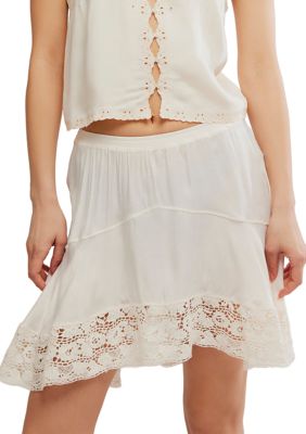 Free People Women’s Midnight Muse Half Slip Skirt, Small
