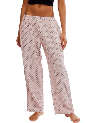 Free People Women's Be Mine Pants, Pink, Medium