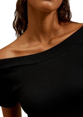 Ribbed Seamless T-Shirt