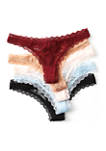 Lace Thong - 5 Pack