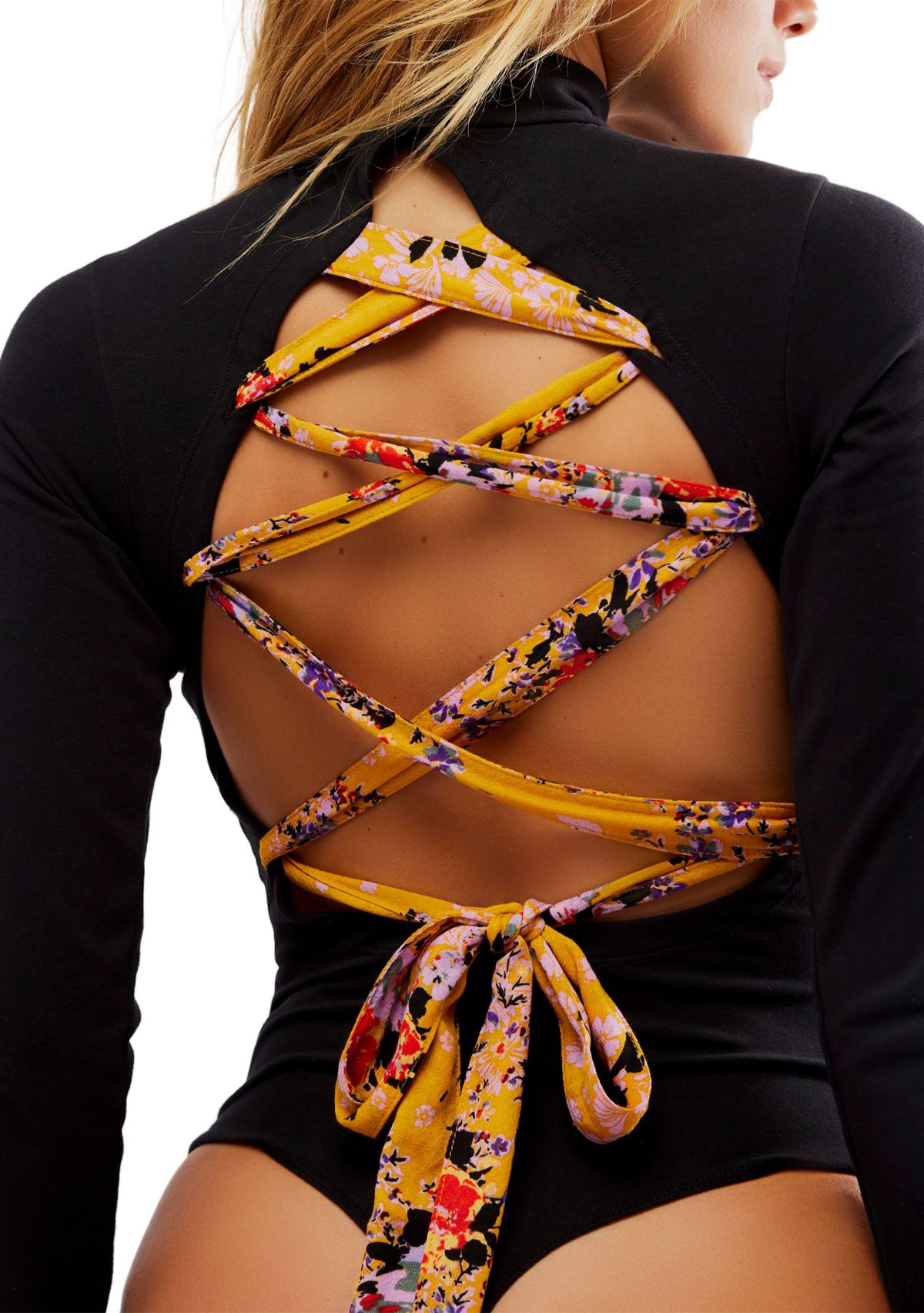 Straps in the Back Bodysuit 