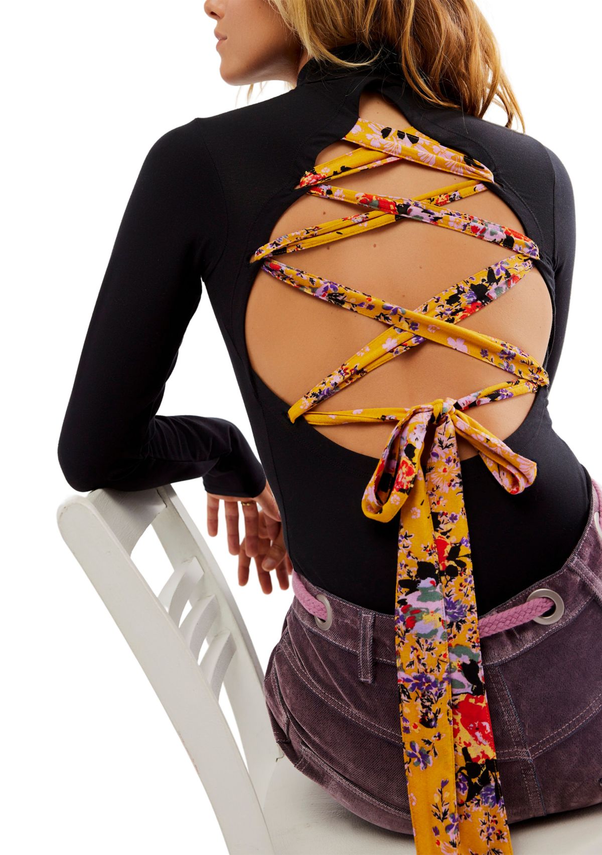 Straps in the Back Bodysuit 