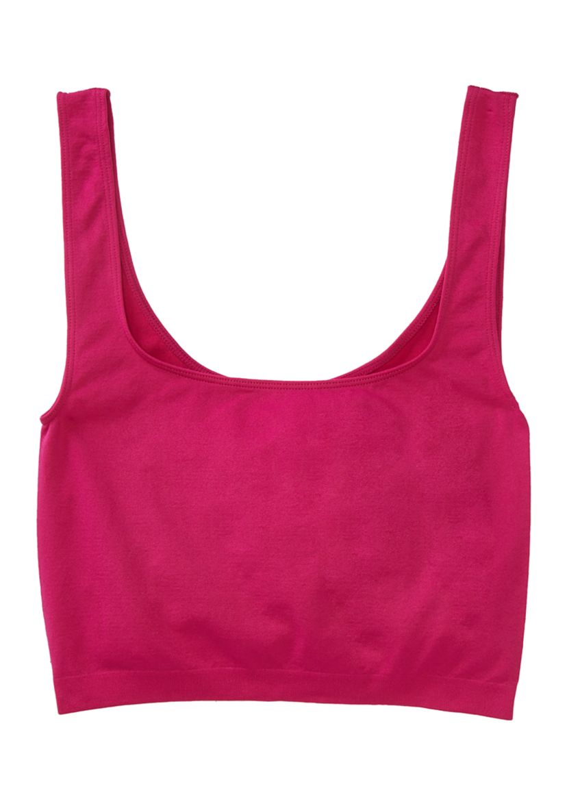 Scoop Neck Crop Top 