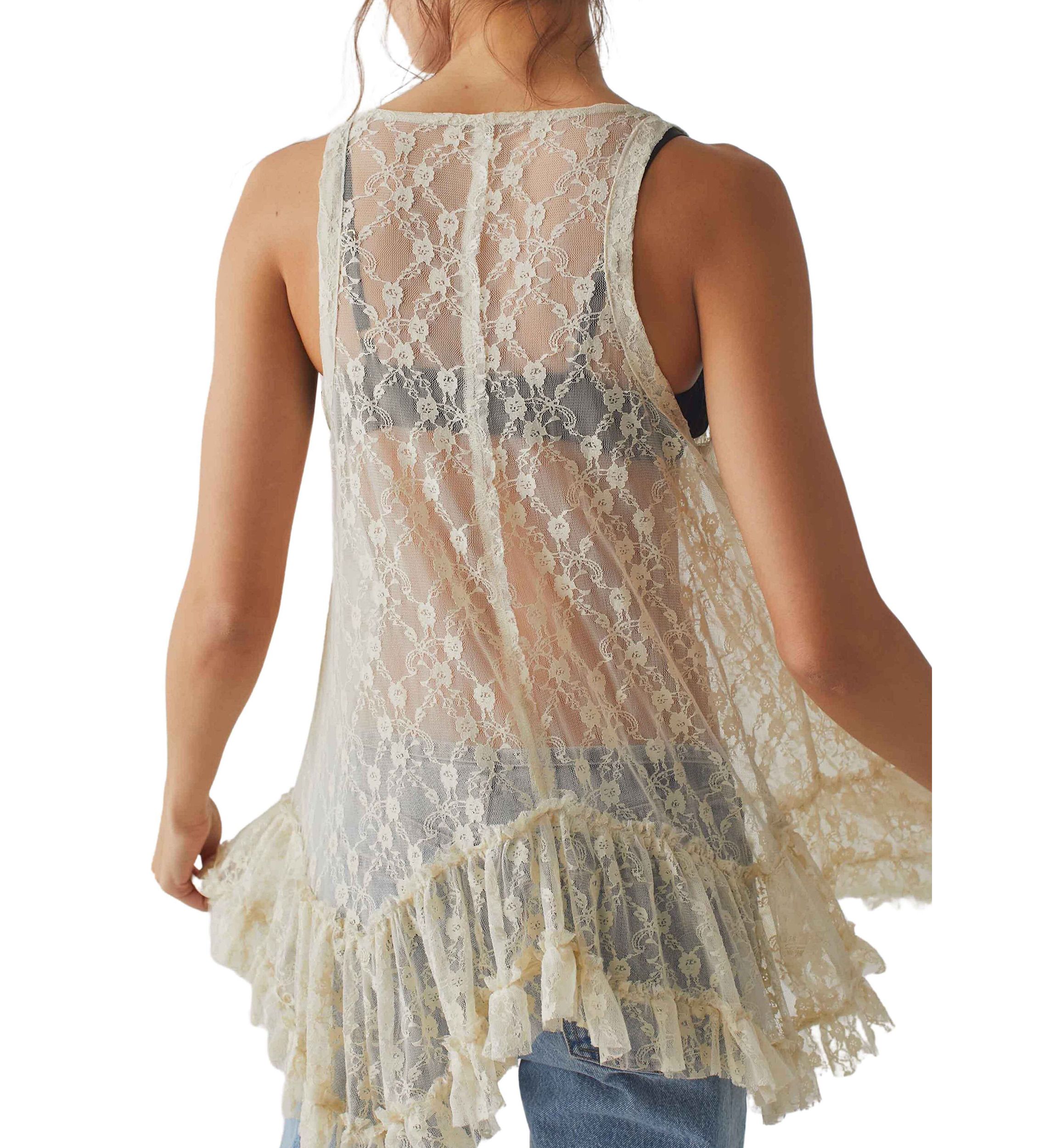 Free People Everything in Lace Tunic Top | Belk