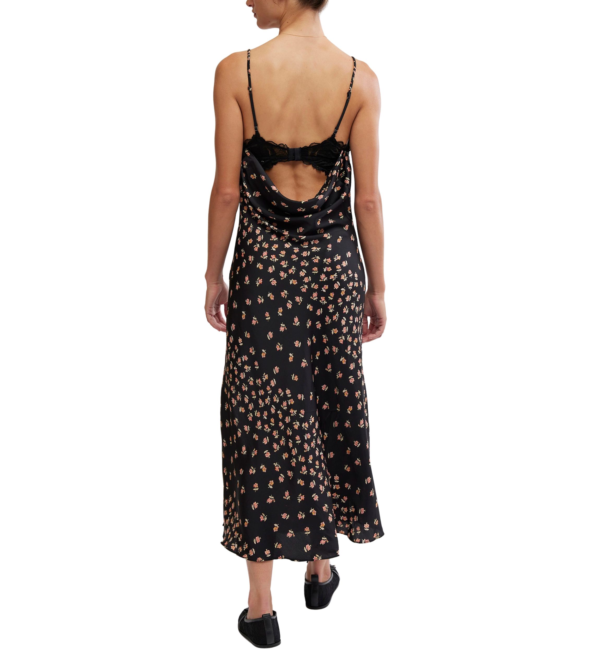 Gossamer Glow Midi Slip Dress
