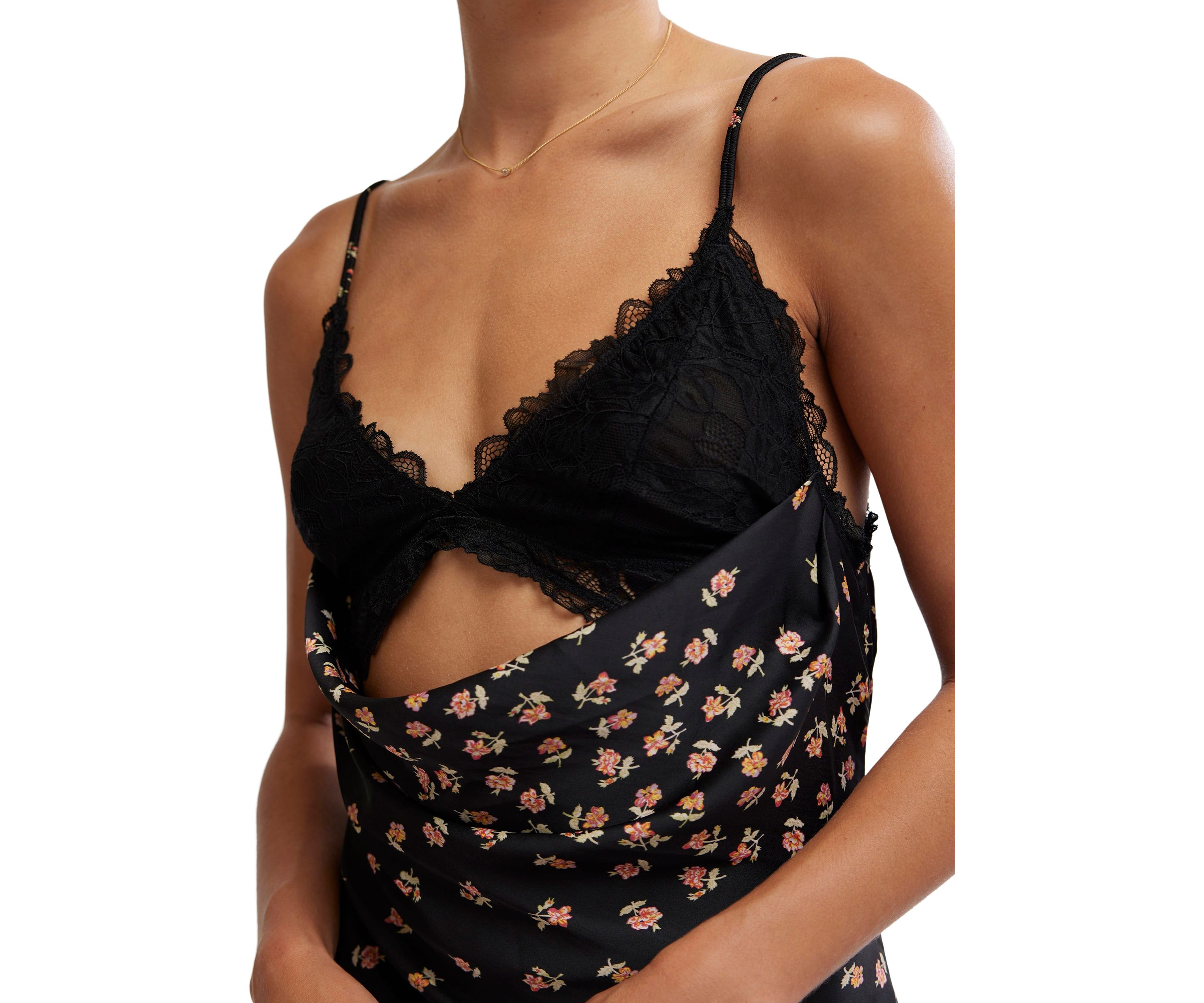 Gossamer Glow Midi Slip Dress