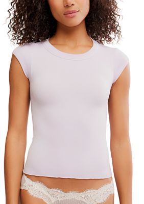 Free People Women's So Soft Baby Tee, L/XL