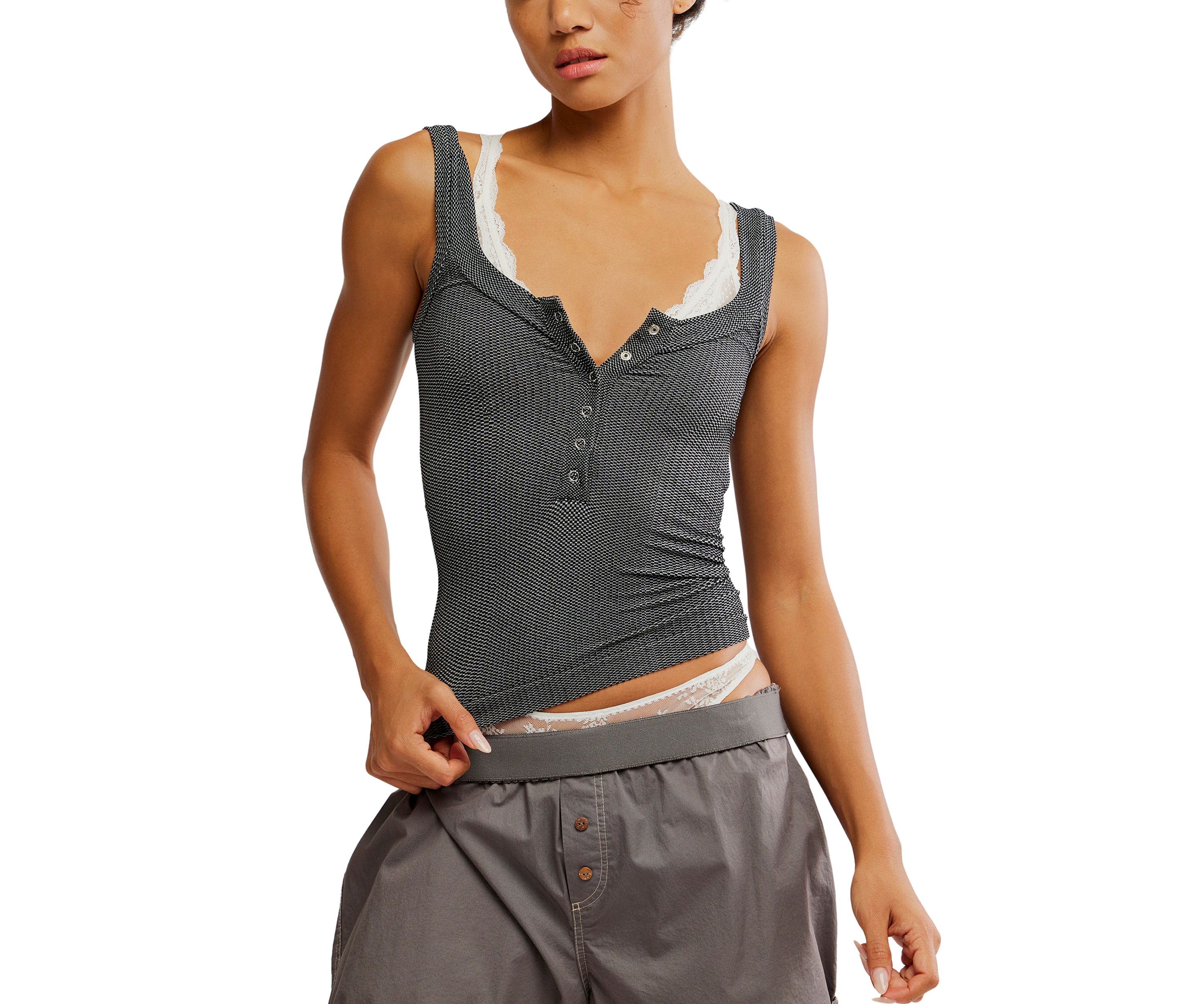Clean Slate Henley Tank