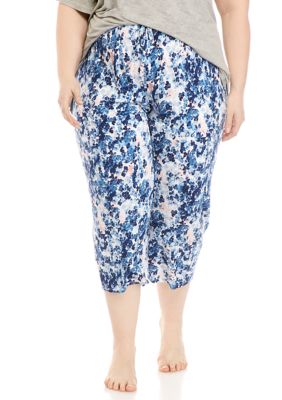 plus size capri pajama bottoms
