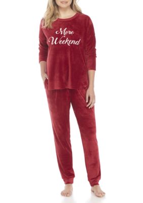 belk velour sweatsuit
