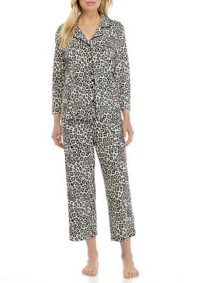 New Directions 2 Piece Print Pajama Set belk