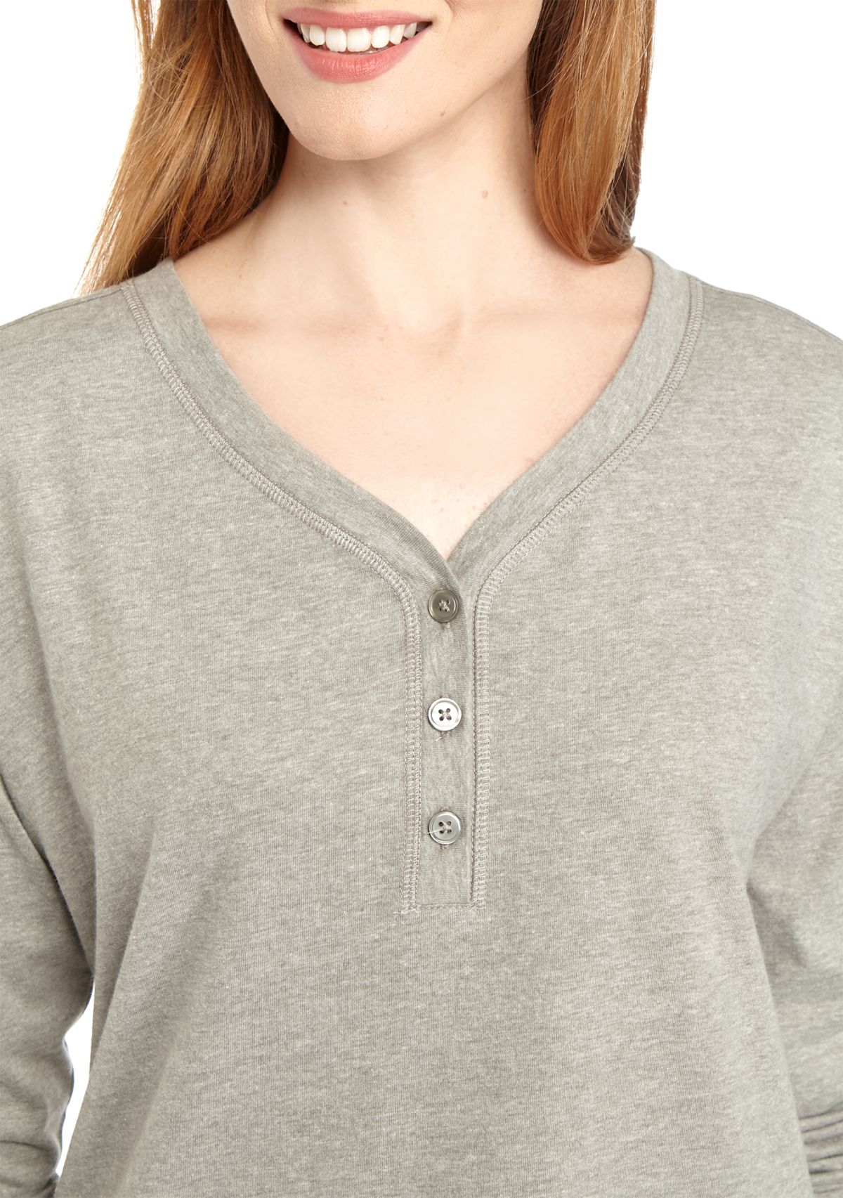 Henley Sleep Shirt 