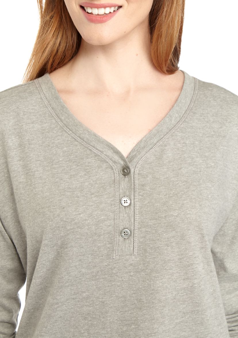 Henley Sleep Shirt 
