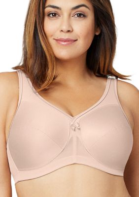 Buy Comfort Choice Women's Plus Size Cotton Front-Close Wireless Bra - 48  DD, Fresh Pink Tropic at