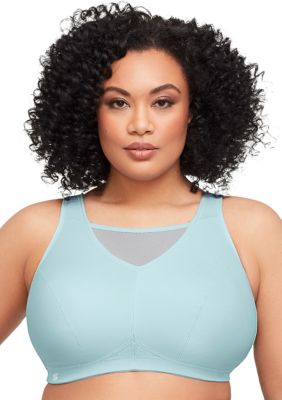 Full Figure Plus No-Bounce Camisole Sports Bra Wirefree #1066