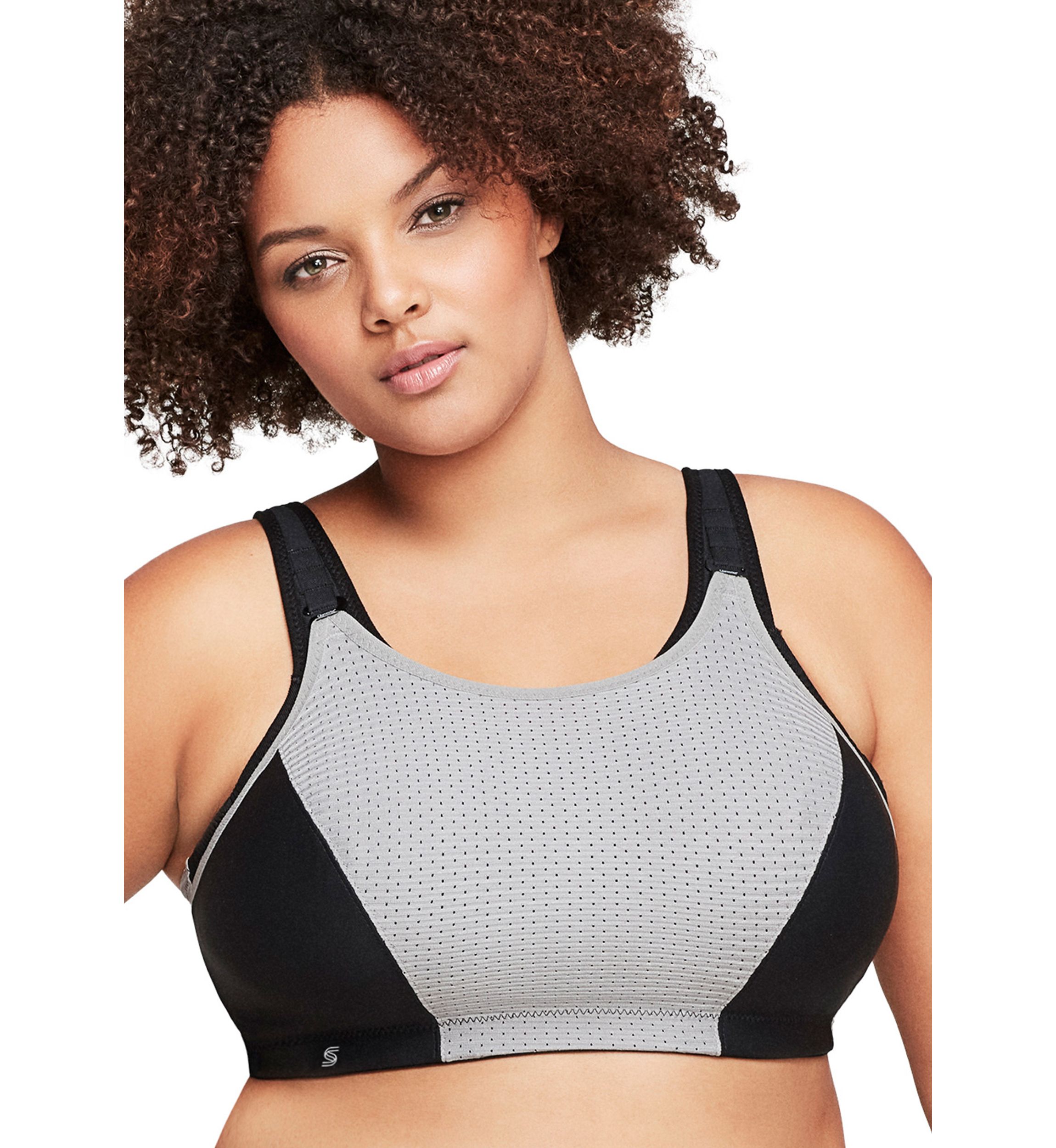 Full Figure Plus Size Custom Control Sports Bra Wirefree #1166