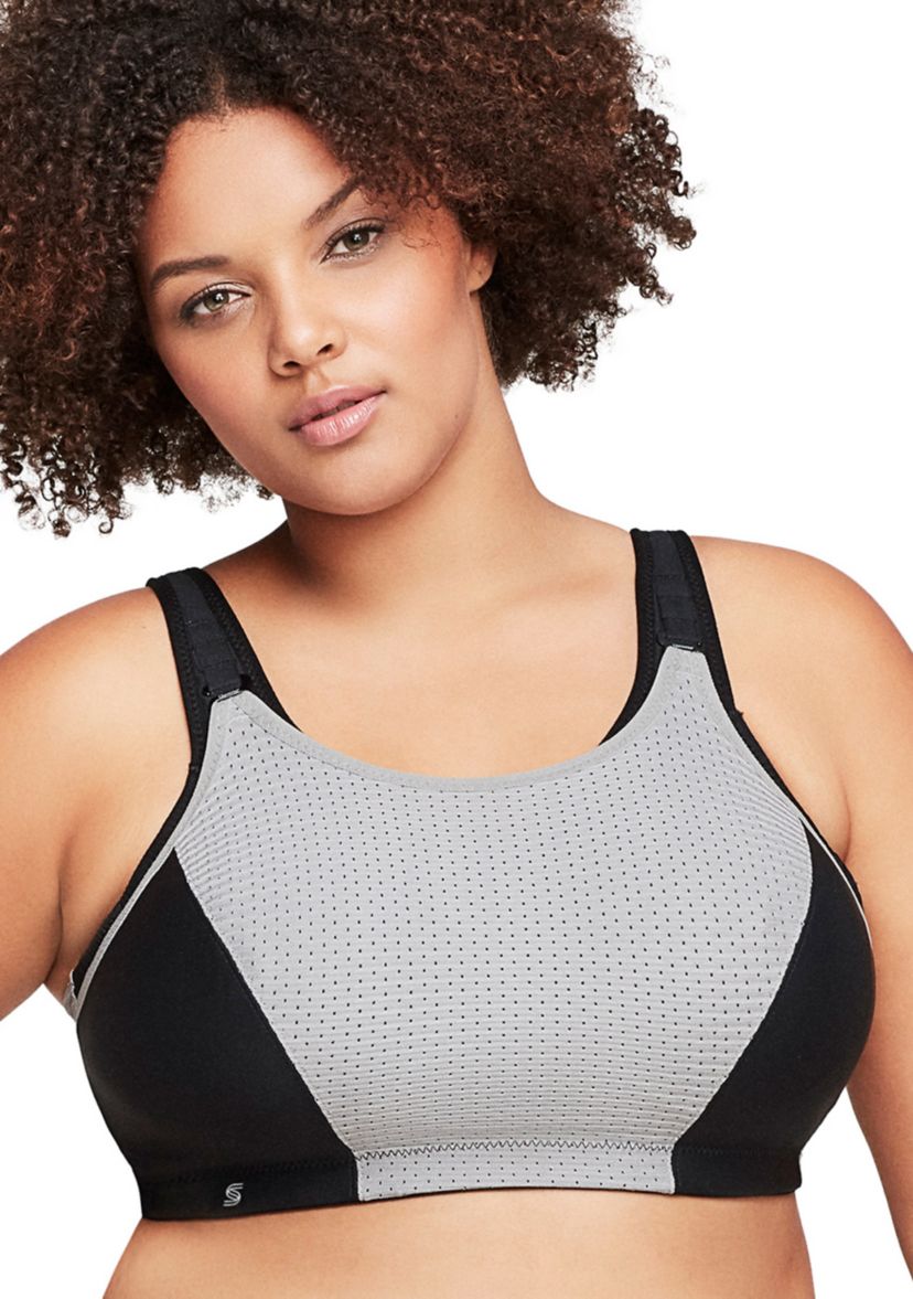 Full Figure Plus Size Custom Control Sports Bra Wirefree #1166