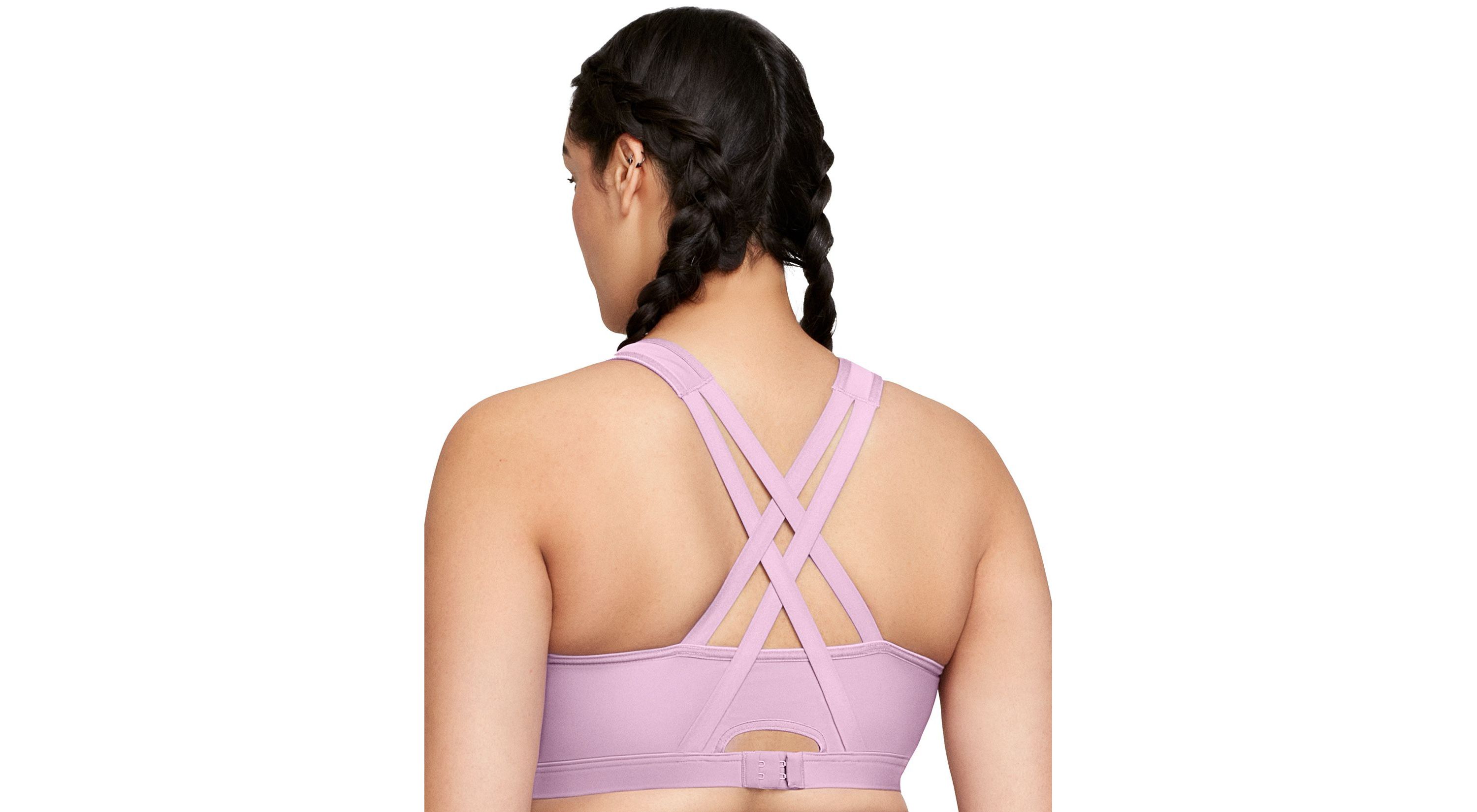 Full Figure Plus Size Zip Up Front-Closure Sports Bra Wirefree #9266