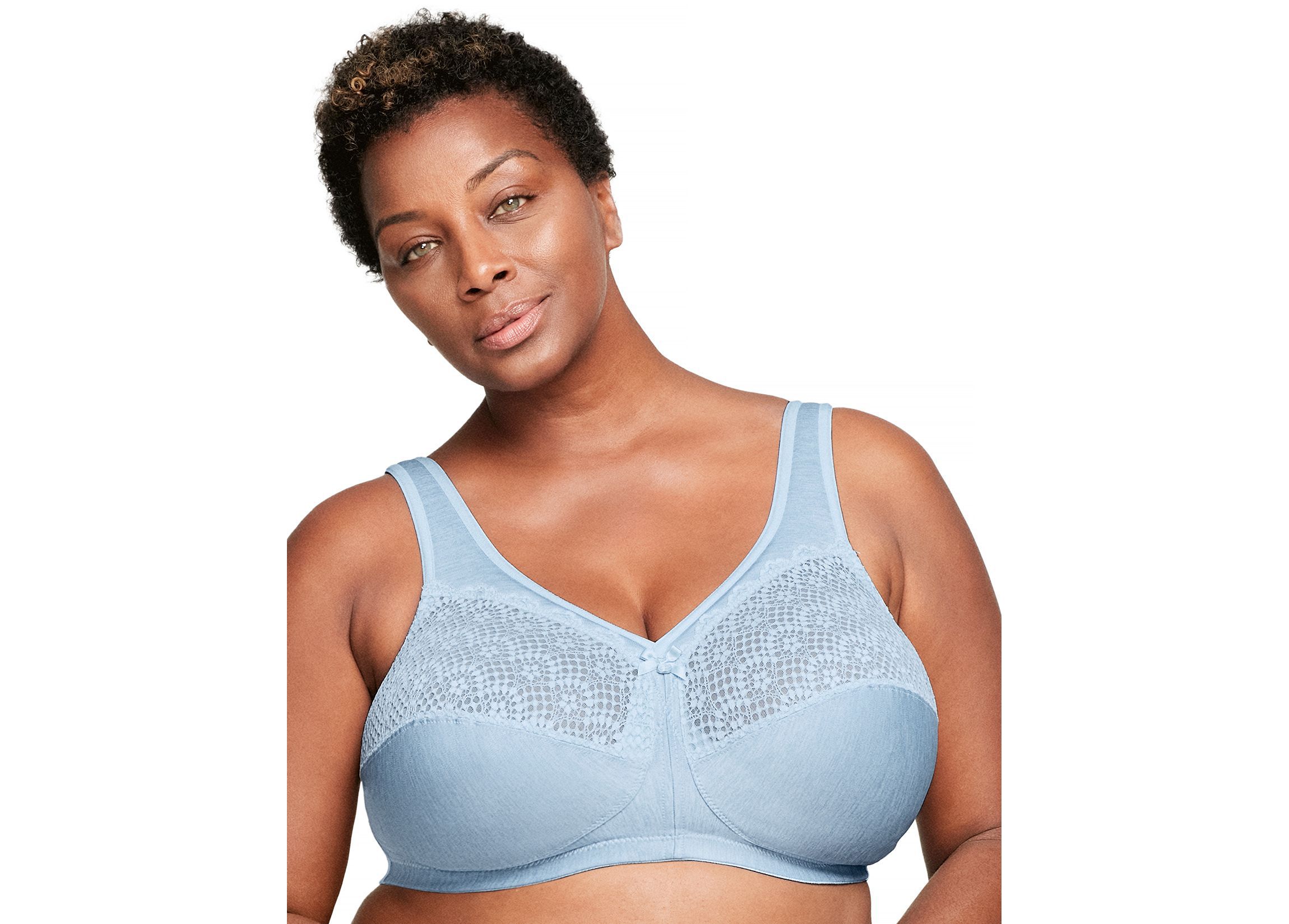 Full Figure Plus Size MagicLift Moisture Control Bra Wirefree #1064