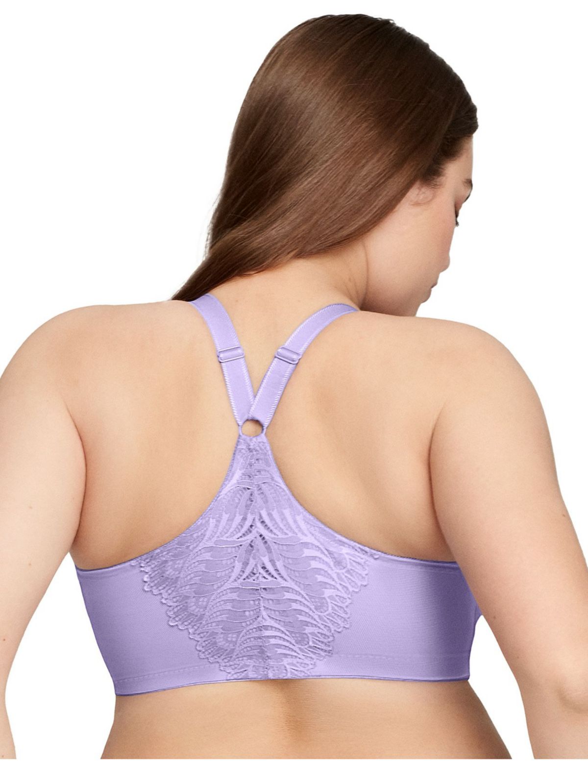 Full Figure Plus Size Front-Closure T-Back WonderWire Bra Underwire #1246