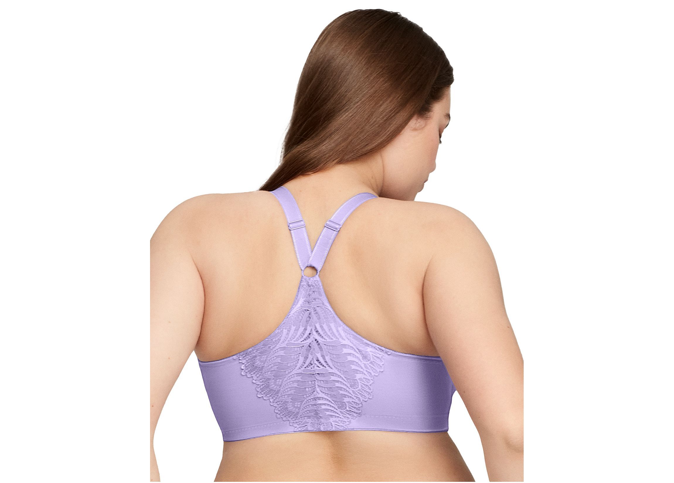Full Figure Plus Size Front-Closure T-Back WonderWire Bra Underwire #1246
