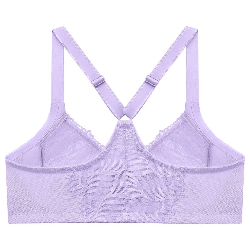 Full Figure Plus Size Front-Closure T-Back WonderWire Bra Underwire #1246