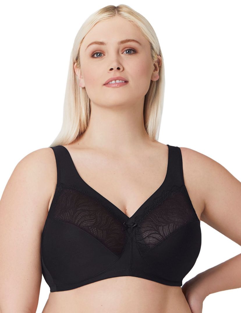 Full Figure Plus Size MagicLift Natural Shape Support Bra Wirefree #1010