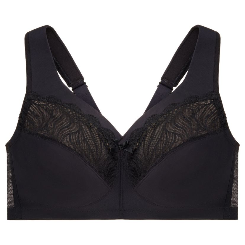 Full Figure Plus Size MagicLift Natural Shape Support Bra Wirefree #1010