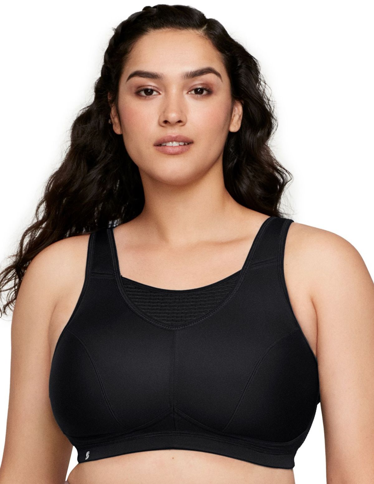 Full Figure Plus Size No-Bounce Camisole Elite Sports Bra Wirefree #1067