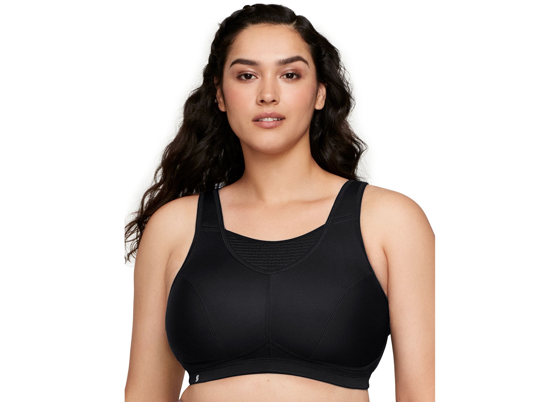 Full Figure Plus Size No-Bounce Camisole Elite Sports Bra Wirefree #1067