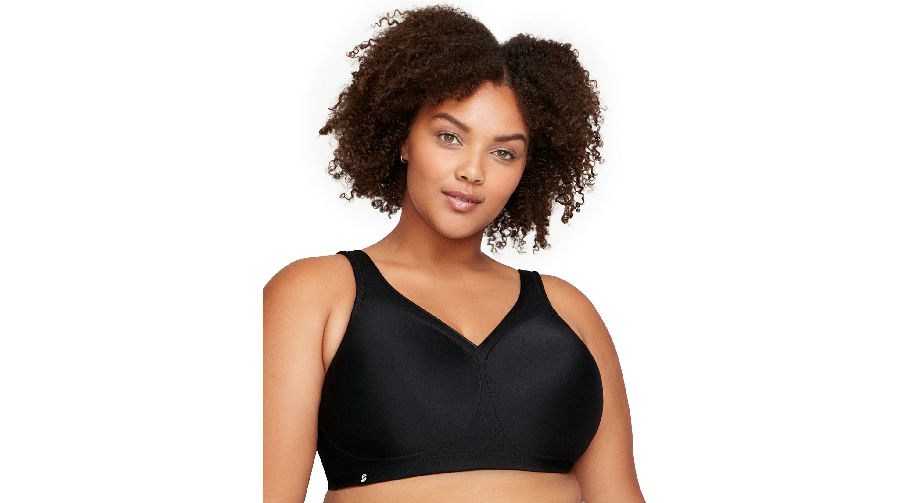Full Figure Plus Size MagicLift Seamless Sports Bra Wirefree #1006