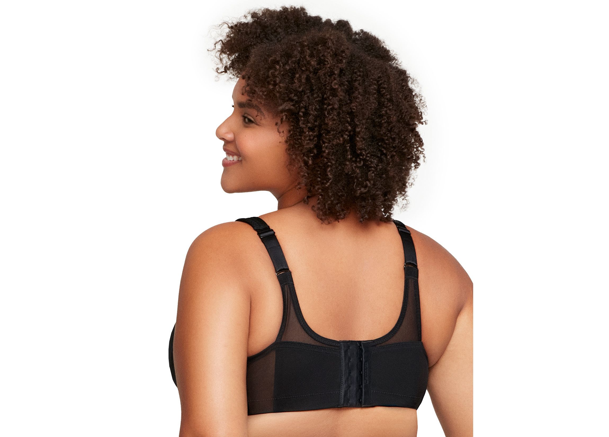 Full Figure Plus Size MagicLift Seamless Sports Bra Wirefree #1006