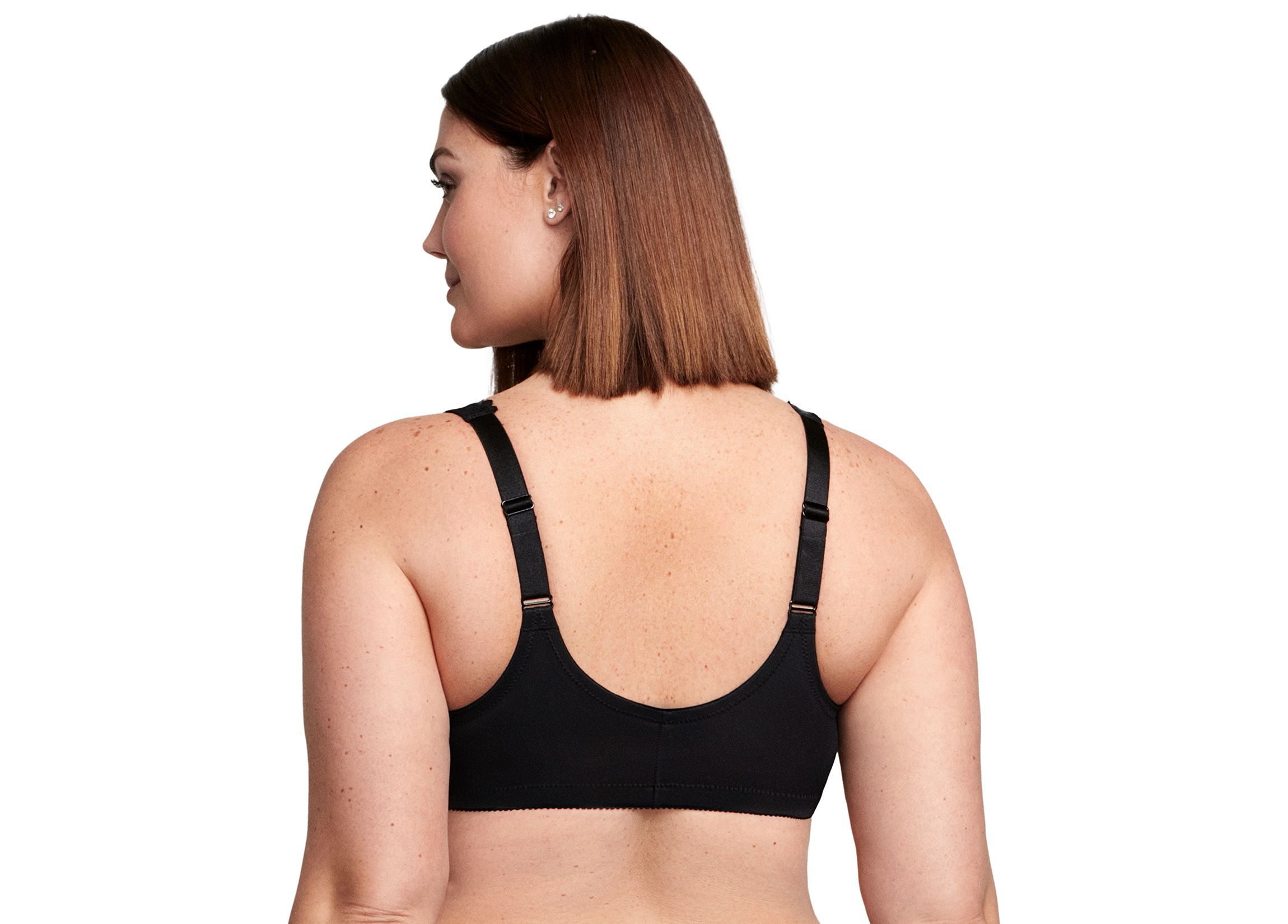 Full Figure Plus Size WonderWire Front-Closure Stretch Lace Bra Underwire #9245