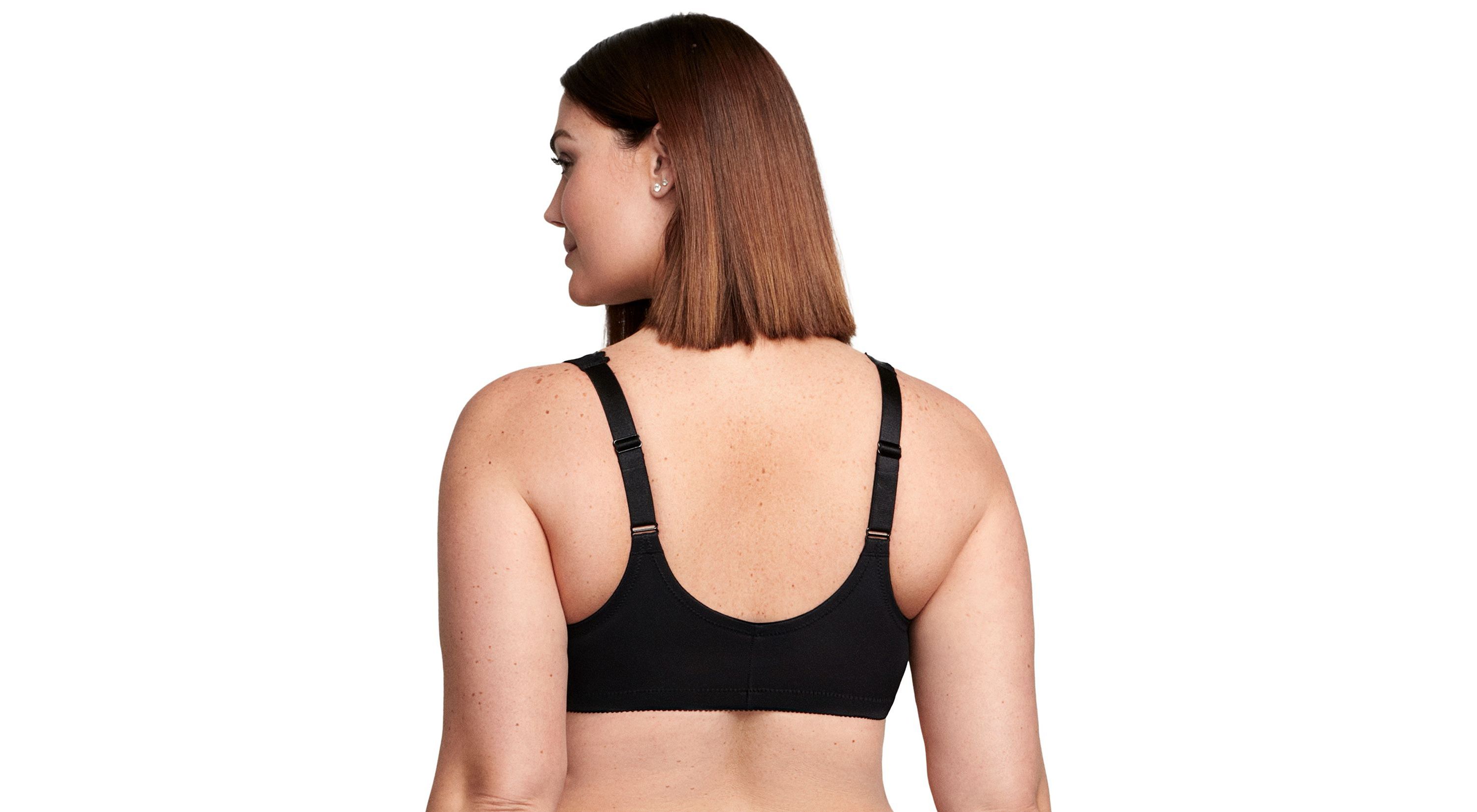 Full Figure Plus Size WonderWire Front-Closure Stretch Lace Bra Underwire #9245