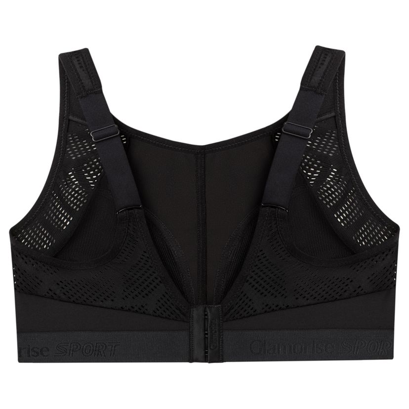 Full Figure Plus Size No-Sweat Mesh Sports Bra Wirefree #1068