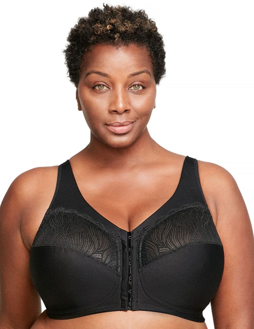 Full Figure Plus Size MagicLift Natural Shape Front-Closure Bra Wirefree #1210