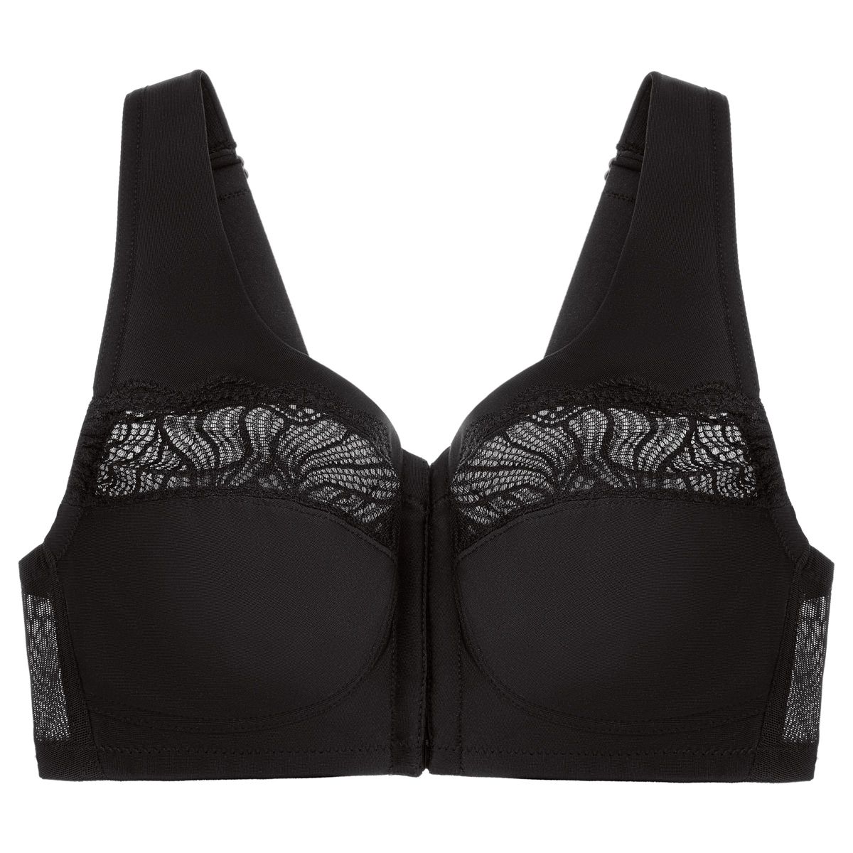 Full Figure Plus Size MagicLift Natural Shape Front-Closure Bra Wirefree #1210