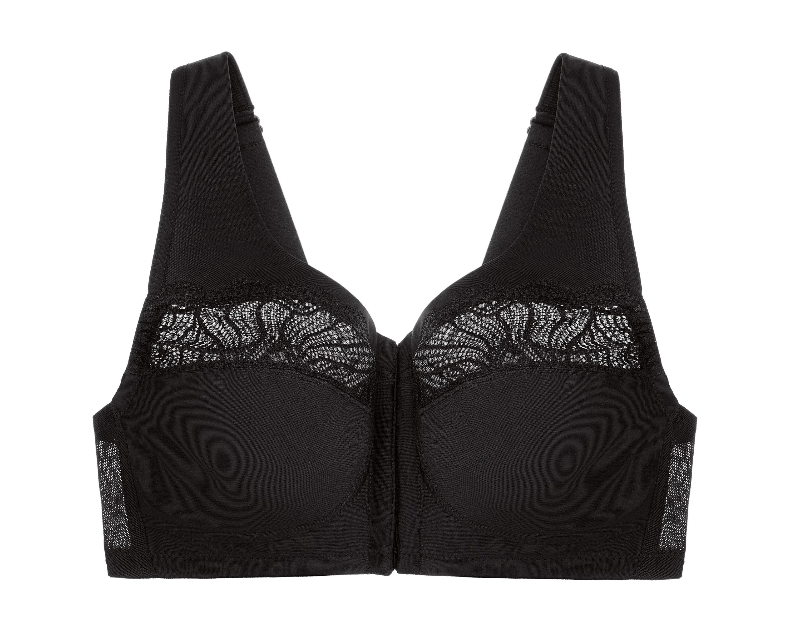 Full Figure Plus Size MagicLift Natural Shape Front-Closure Bra Wirefree #1210