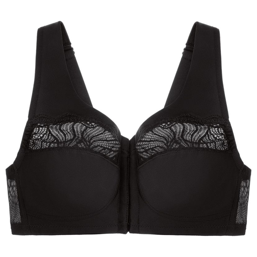 Full Figure Plus Size MagicLift Natural Shape Front-Closure Bra Wirefree #1210