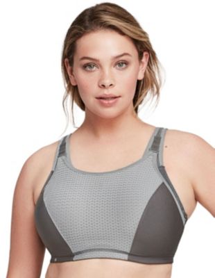 Glamorise Women's Full Figure Plus Size Custom Control WonderWire Sports Bra Underwire #9167