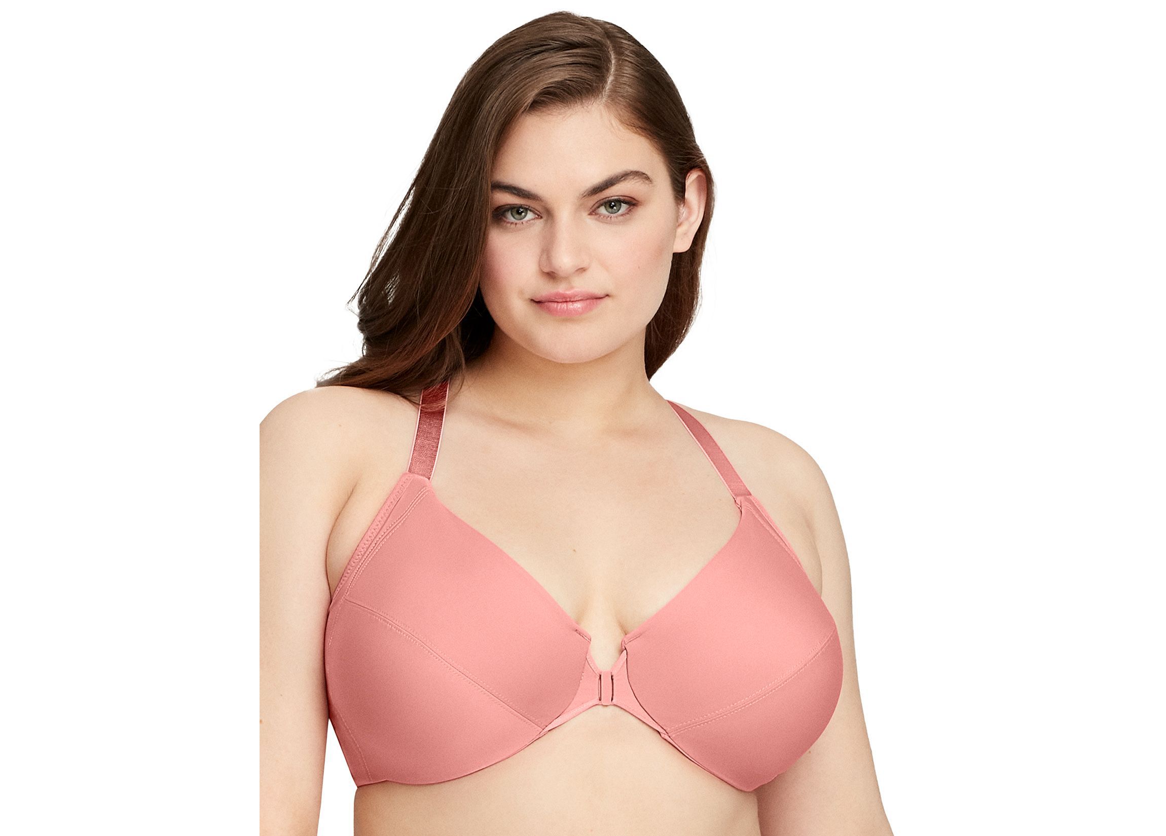 Full Figure Plus Size Front-Closure Smoothing WonderWire Bra Underwire #1247