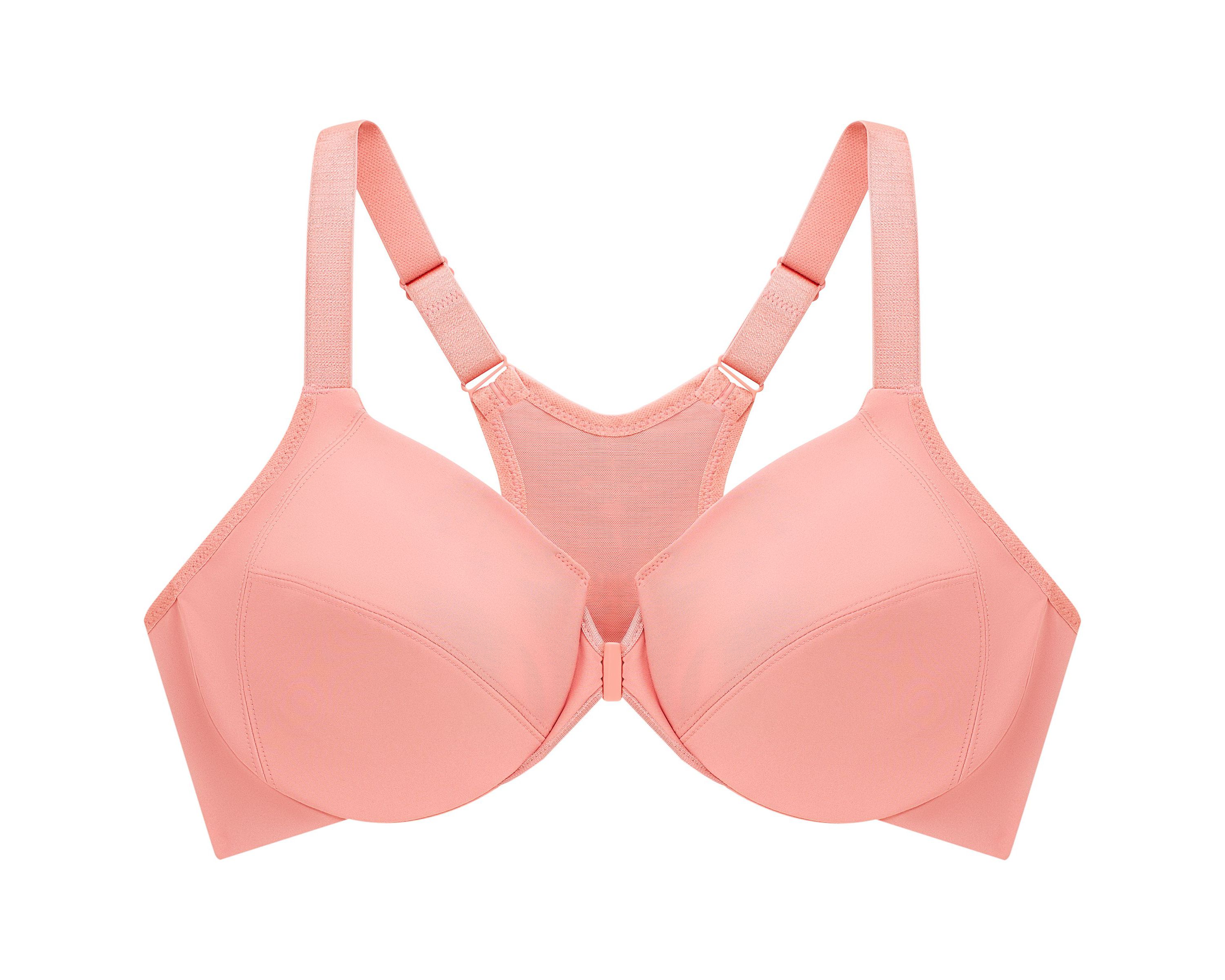 Full Figure Plus Size Front-Closure Smoothing WonderWire Bra Underwire #1247
