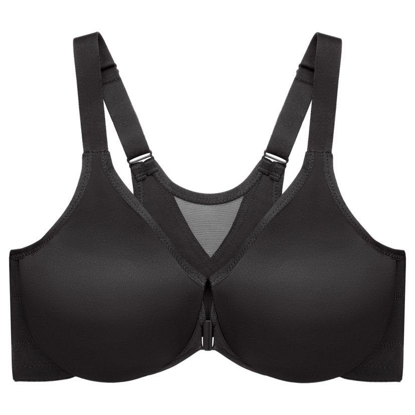 Full Figure Plus Size WonderWire Front-Closure Posture Back Bra Underwire #9265