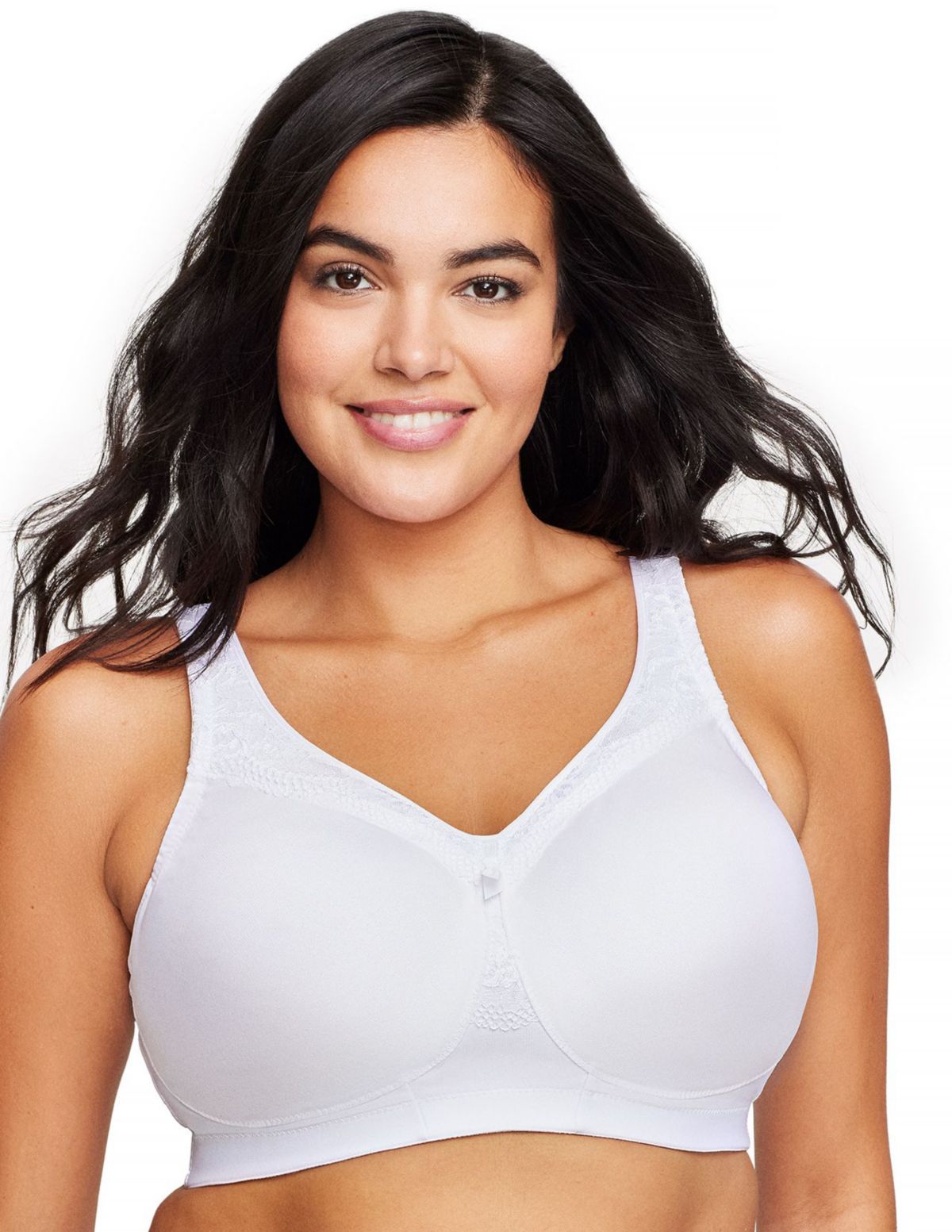 Full Figure Plus Size MagicLift Seamless Firm Support Bra Wirefree #1007